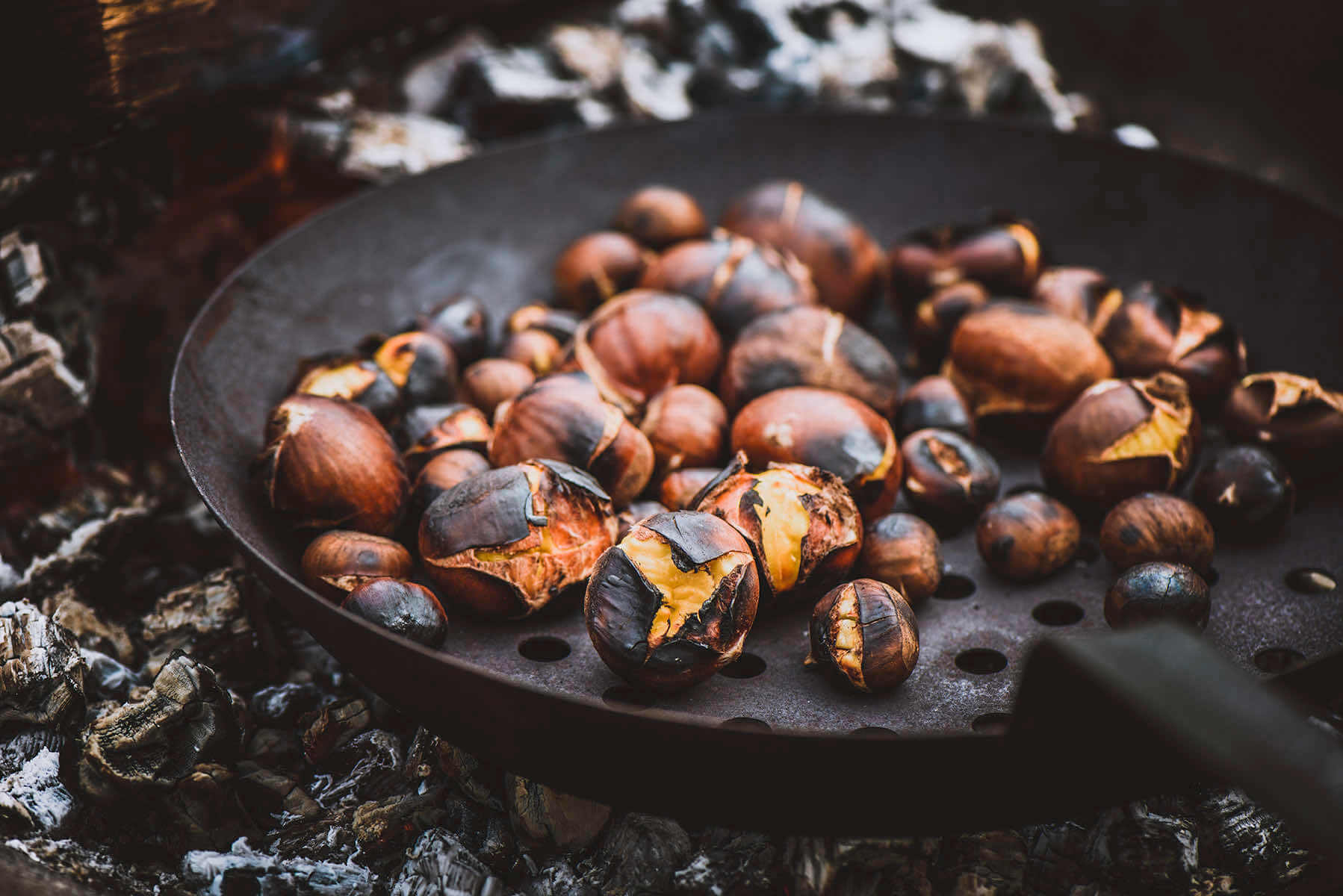 Châtaignes grillées